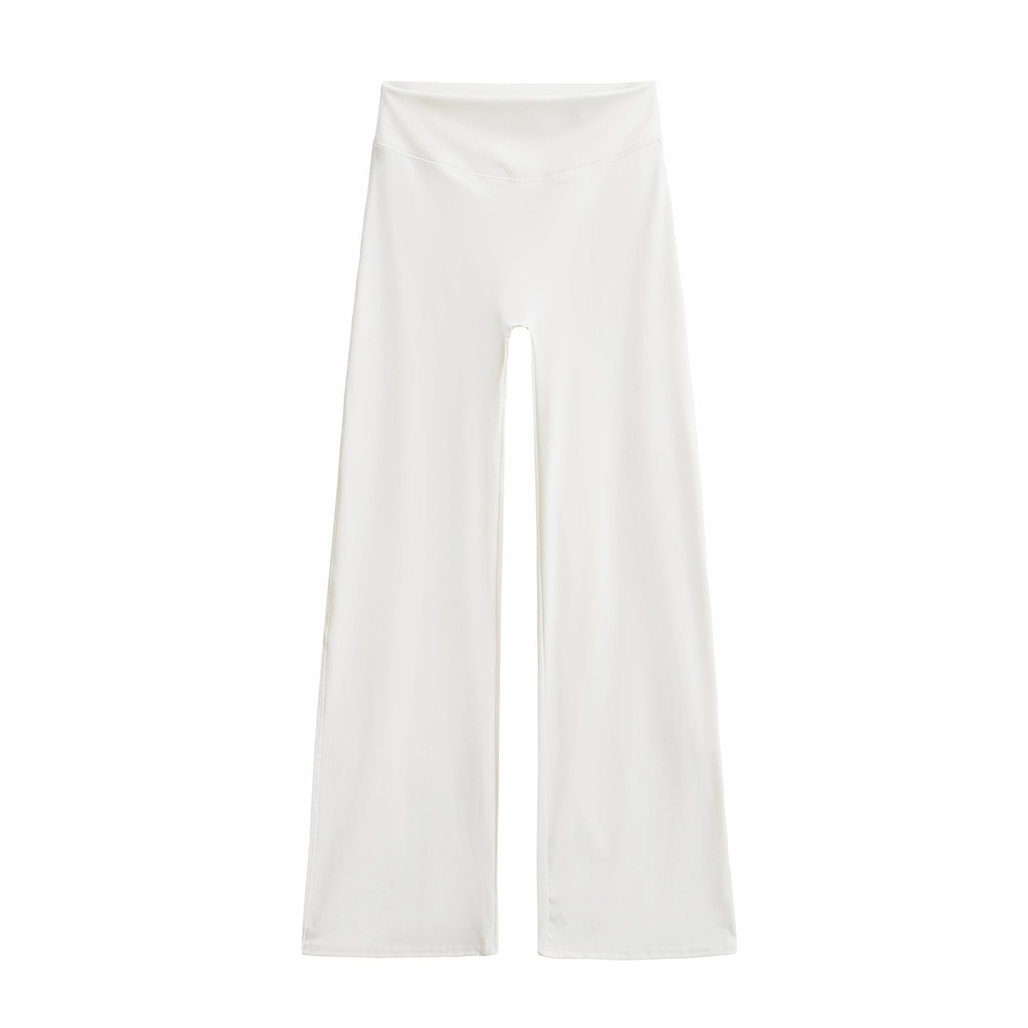 High waisted pants with loose fit