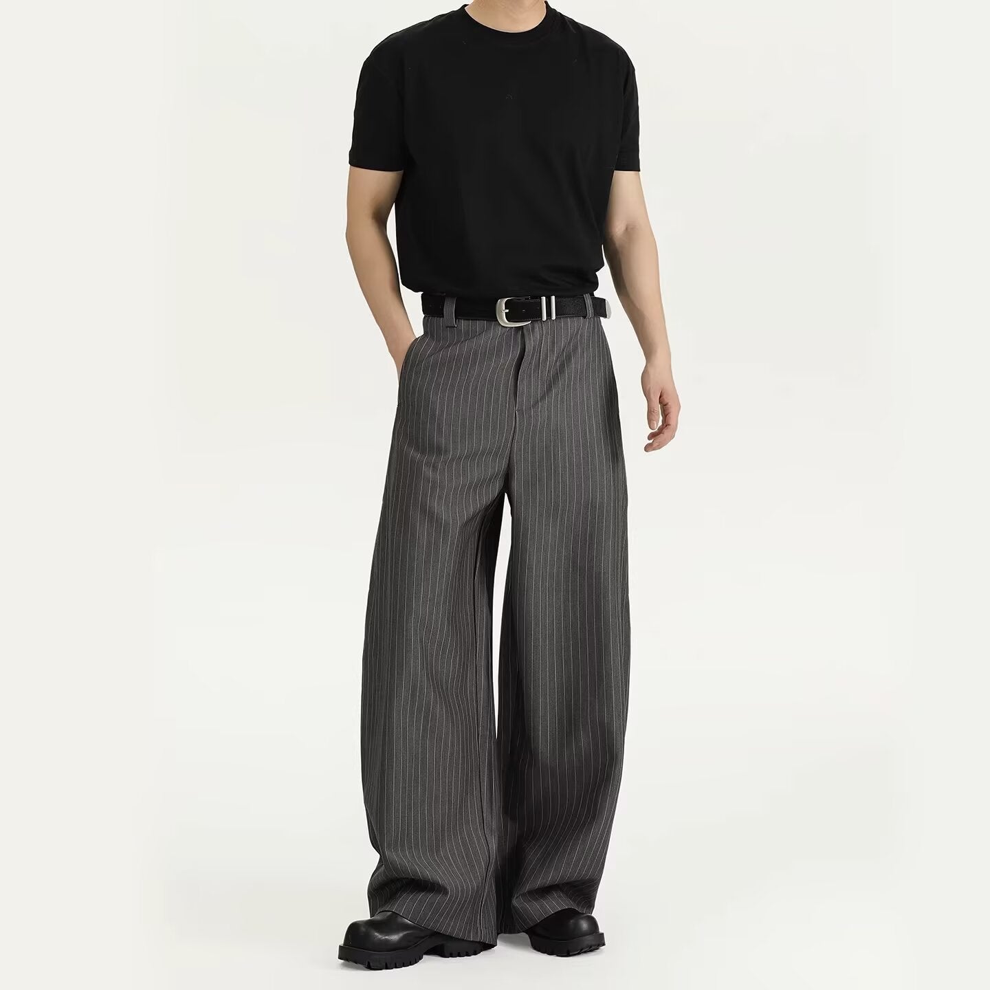 Loose-Fit Casual Dress Pants
