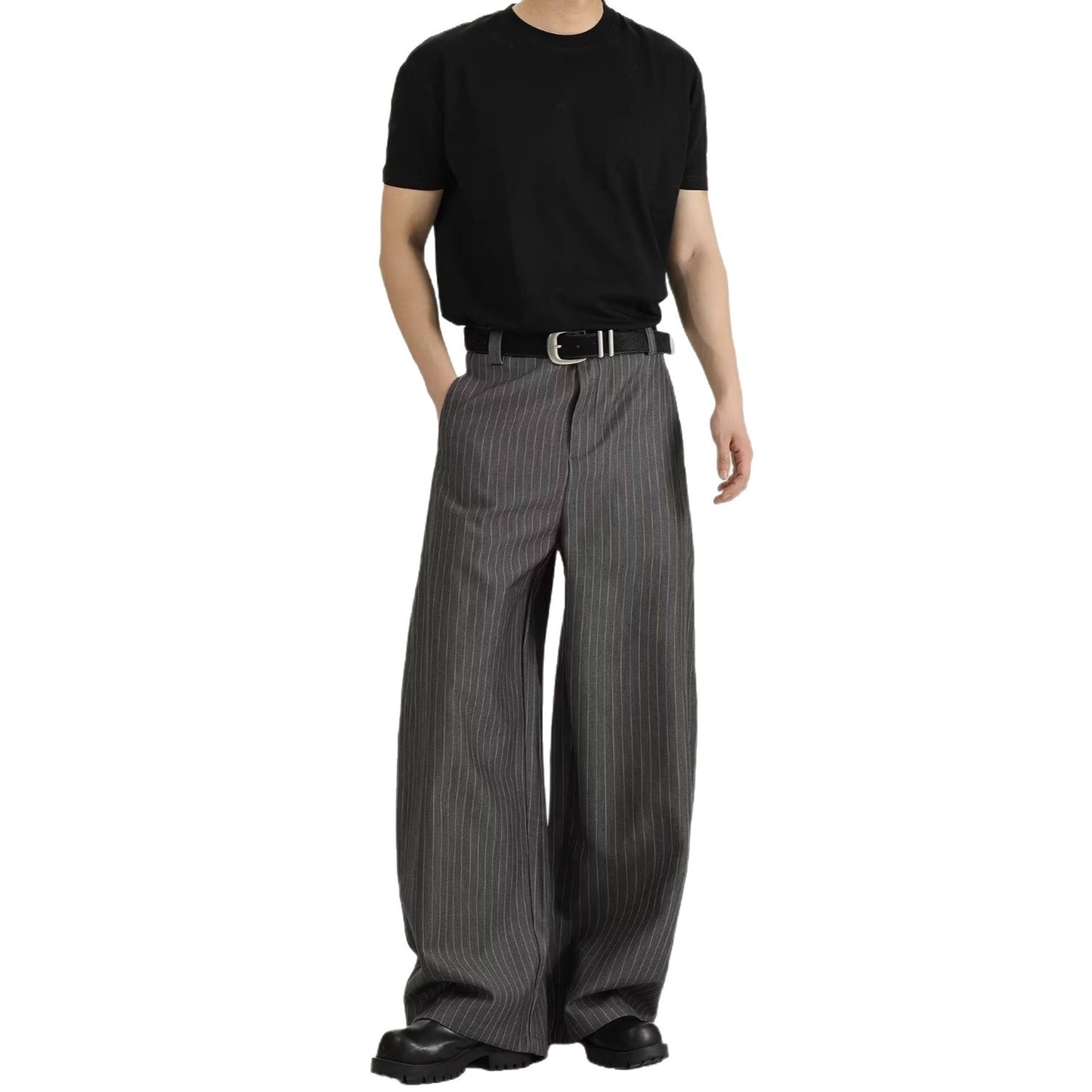 Loose-Fit Casual Dress Pants
