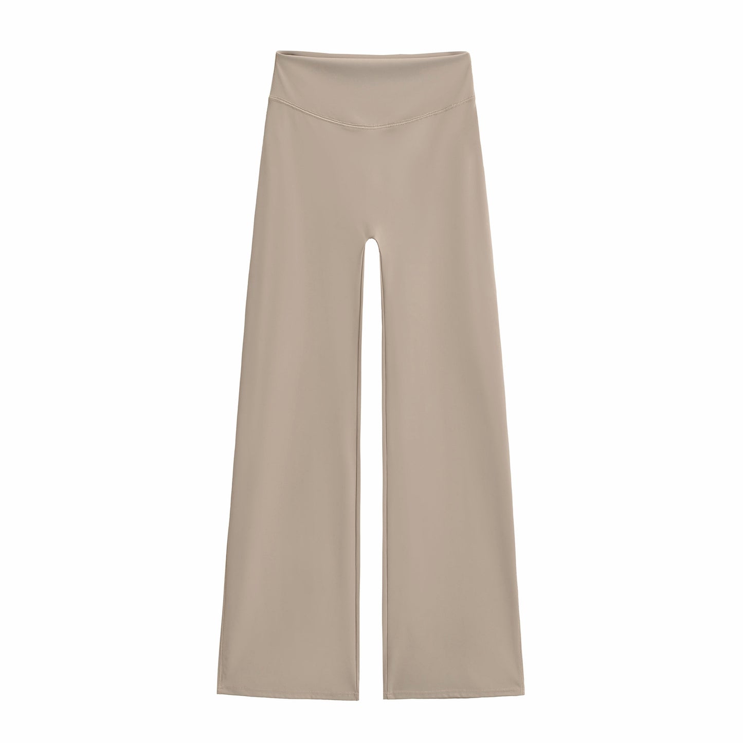 High waisted pants with loose fit