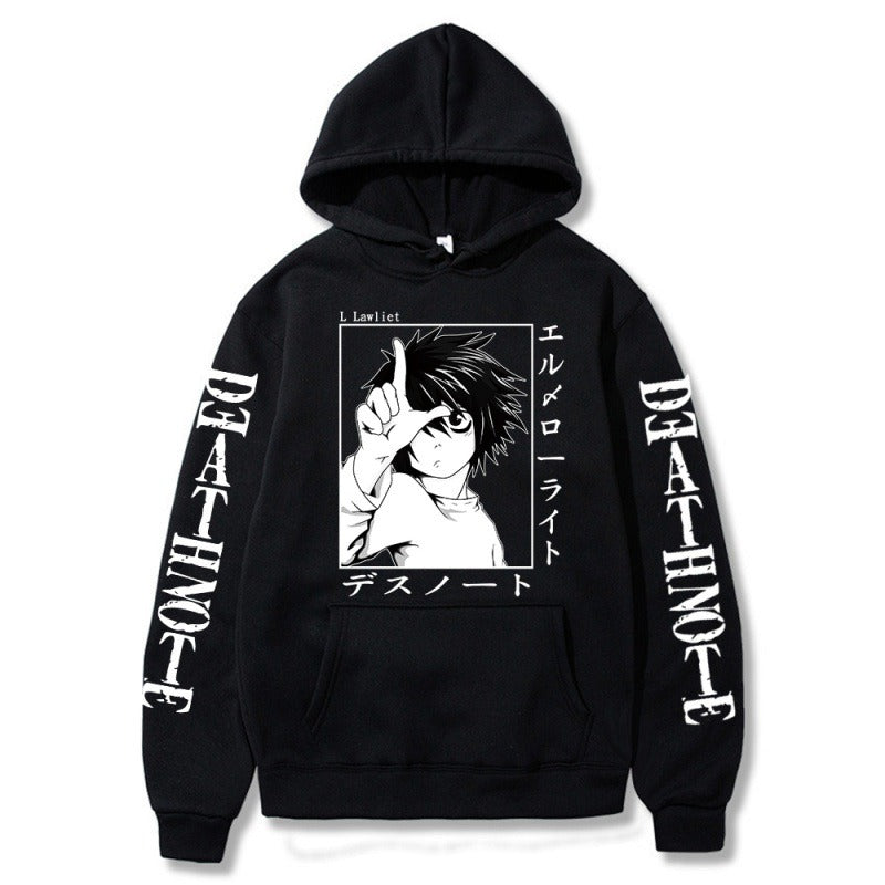 Hoodies  Japanese anime, death notes, creative new student casual hoodies