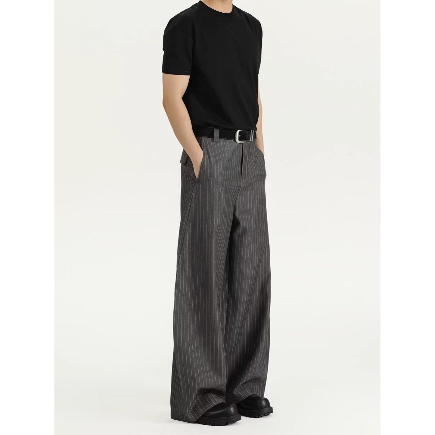 Loose-Fit Casual Dress Pants