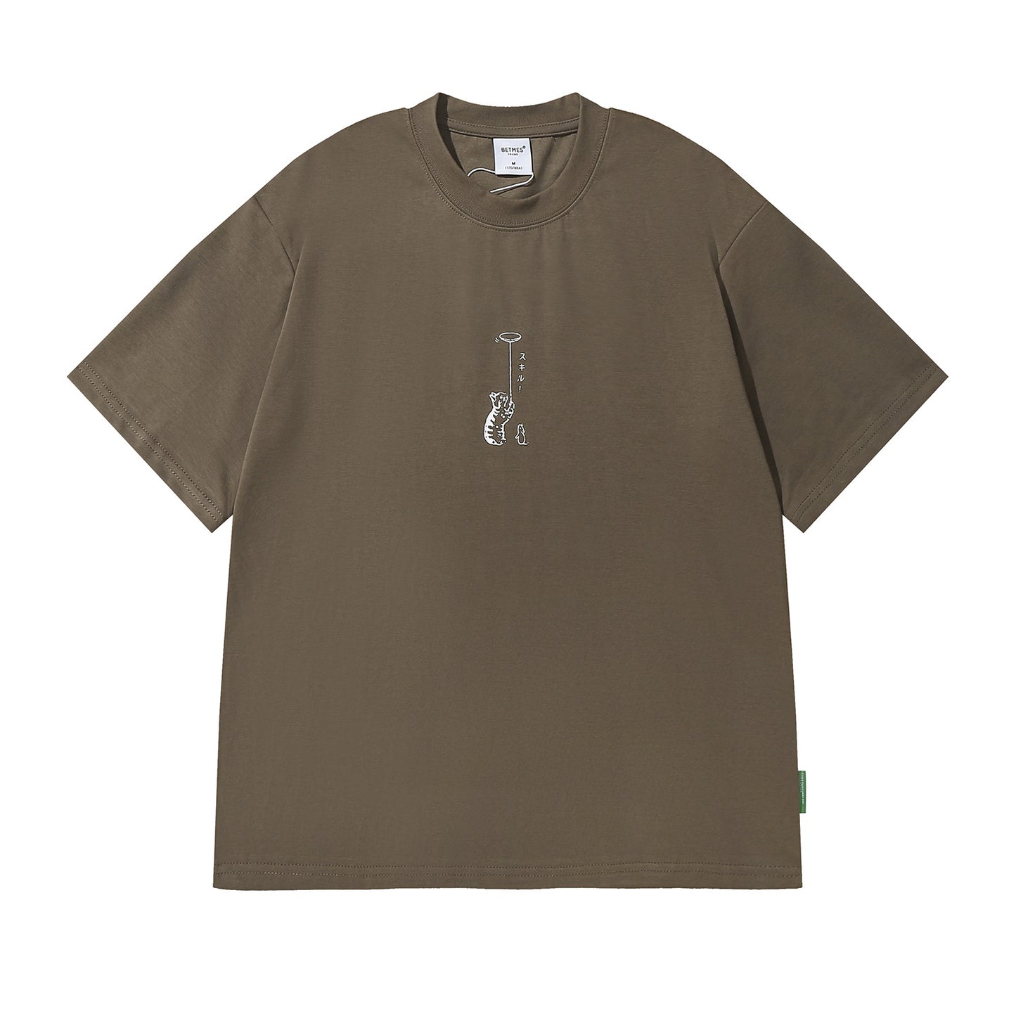 Printed short sleeved men's and women's T-shirts