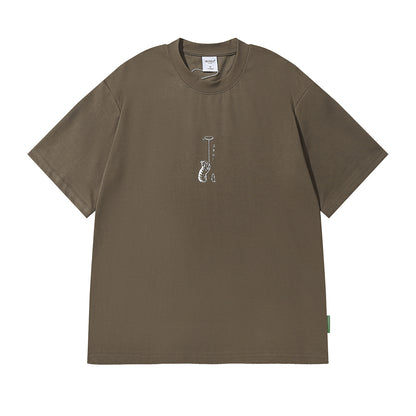 Printed short sleeved men's and women's T-shirts