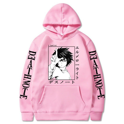 Hoodies  Japanese anime, death notes, creative new student casual hoodies