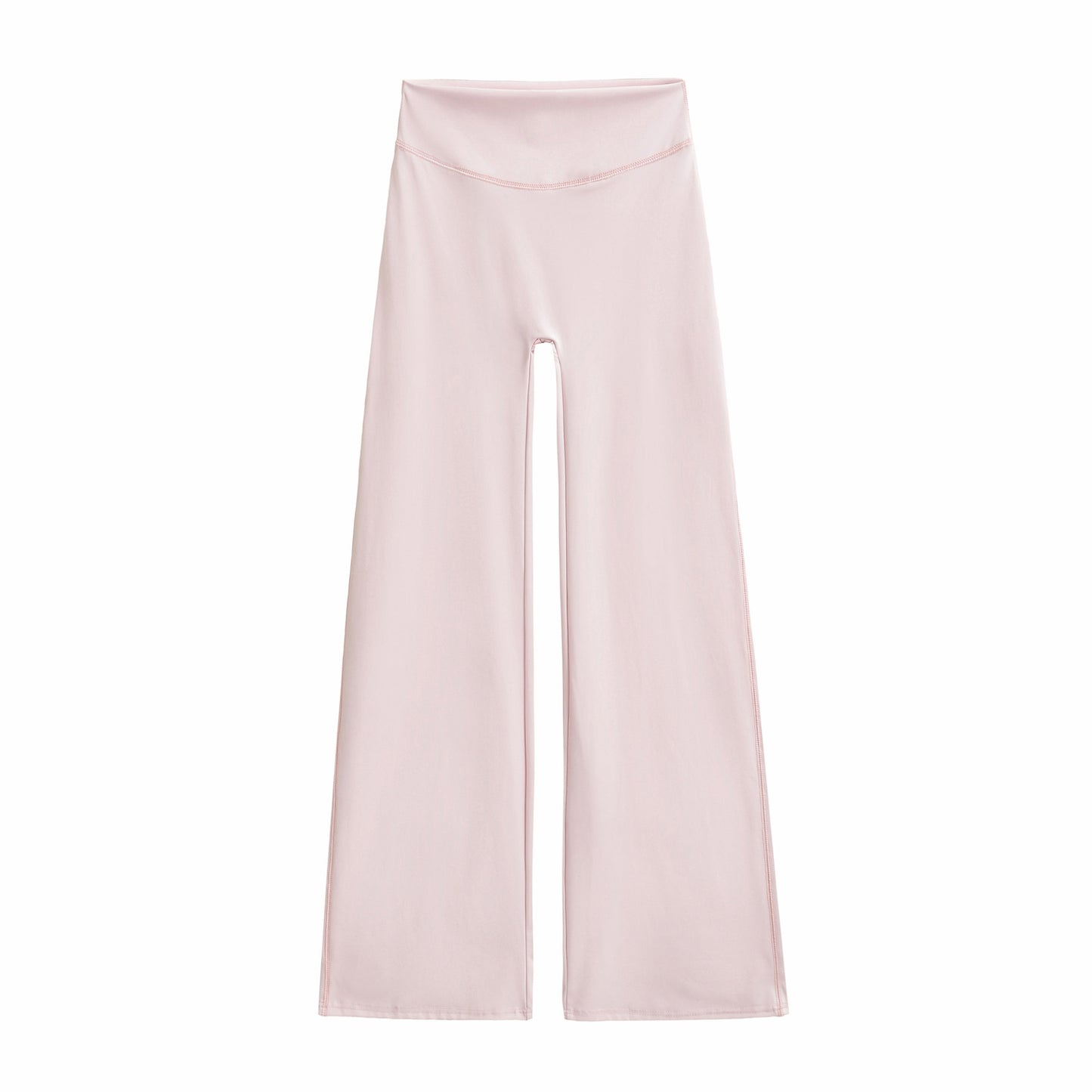 High waisted pants with loose fit