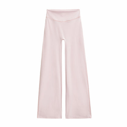 High waisted pants with loose fit