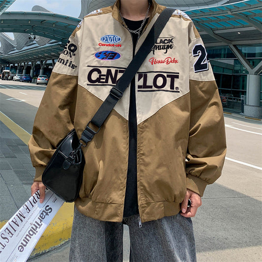 Korean version of Instagram trendy brand versatile loose and cool baseball jacket