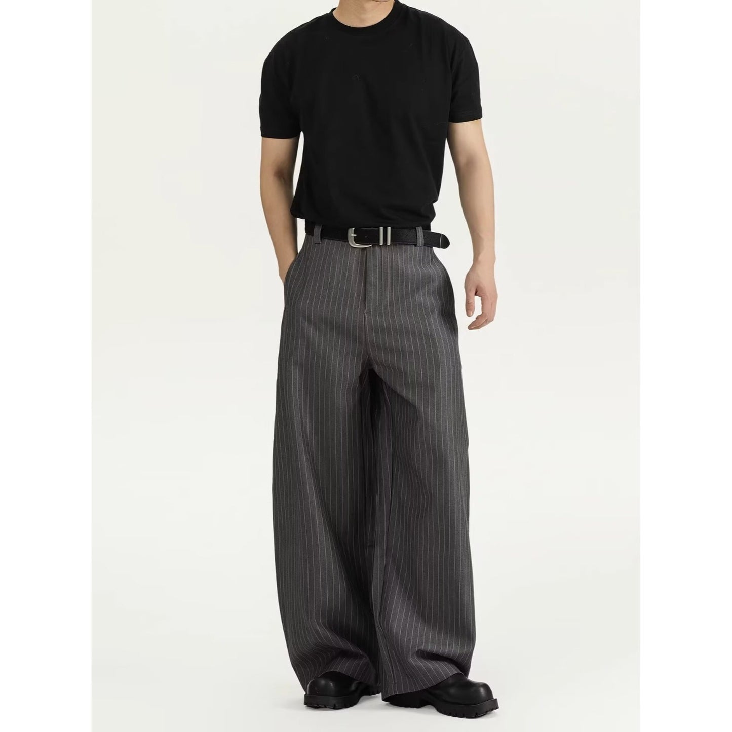 Loose-Fit Casual Dress Pants