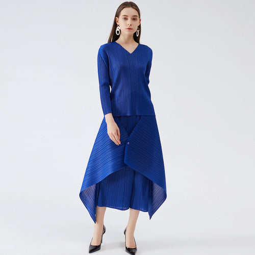 Spring new Sanzhai simple women's clothing Korean version loose temperament commuting long sleeve
